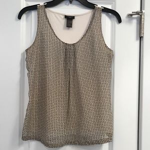 Ann Taylor Petite lightweight Patterned Tank